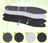 Bamboo Charcoal Ice Silk Insoles for Spring, Summer & Autumn