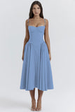 Summer Elegant Low-cut, Slim Backless Sling Dress for Women, Clothing Party Evening, Suspender Dress