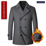 Trendy Fashion, Double-breasted Lapel Mid-length, Men's Peaky-B Wool Coat