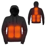 USB Heated Hooded Sweater – Electric Thermal Sweatshirt for Unisex Leisure Wear