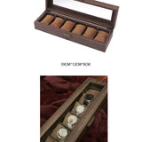 Watch Jewelry Storage Box, Glass Skylight Watch, Display Case