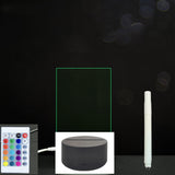 3D Acrylic Handwriting Message Board LED Light, Creative Note Lamp
