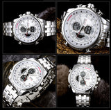 Men's Steel Belt, Diving, Fashion Personality and Versatility, Sports and Outdoors Electronic Watch