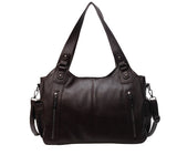 European and American Retro Solid Color, Simple Texture Handbag