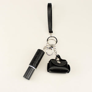Coin Purse Diamond, 5ml Perfume Spray Empty Bottle Keychain