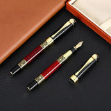 Luxury Alloy Fountain Pen for Business & Office – Elegant Calligraphy Writing Instrument for Students and Daily Use