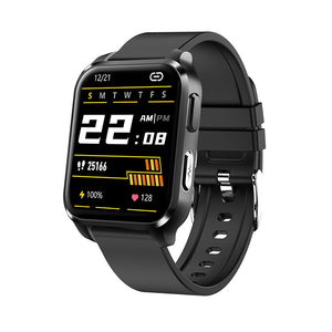ECG, Body Temperature, Heart Rate, Blood Pressure, Oxygen, Weather, Music, Sports Smartwatch