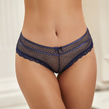 Women's Oversized, Lace Hollow Perspective, Low Waist Triangle Underwear