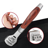 Wood Handle Foot File – Portable Pedicure Tool for Smooth Heel Care