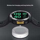 Fully Fit HD Round Screen, IP68 Waterproof Touch Button Smartwatch