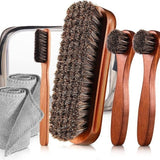 Horse Hair, Shiny Shoes, Suede Cleaning Brush