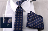 Business Formal Wear, Casual Tie + Pocket Square Combination