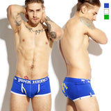 Beach Holiday Series, Cartoon Printing U-bag Men's Flat Underpants