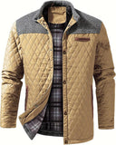 Color Matching Casual Jacket Coat