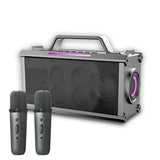 Wireless Bluetooth Speaker, Home Karaoke, Outdoor Audio System, Portable Subwoofer with Microphone, High-quality Stereo
