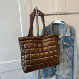 Winter Shoulder Bags, Women's Fashion Plaid Handbag