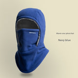 Winter Fleece Hooded Scarf – Windproof, Cold-proof Thermal Face Mask & Outdoor Head Cover