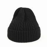 Autumn and Winter Fried Dough, Twist Knitting Warm Wool Hat (Pack of 2)