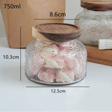 Glass Storage Jar, Snack Tea Household Sealed Bottles