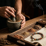 Ancient Five Elements Herbal Bracelet – Fragrant Meditation & Energy Balance Beads