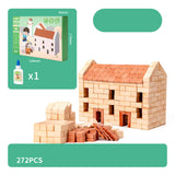 Mini Brick House Building DIY Toy