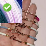 Personalized Name, Colorful Rope Chain Bracelet, Adjustable Hand Jewelry for Girls