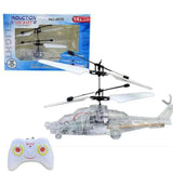 Induction Luminous Transparent Gesture Suspension Helicopter, RC Toy