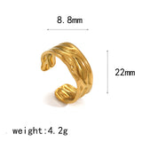 Women's 18K Faux Gold, Stainless Steel Ring
