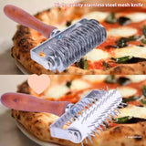 Stainless Steel Wooden Handle Dough Cutter and Curator