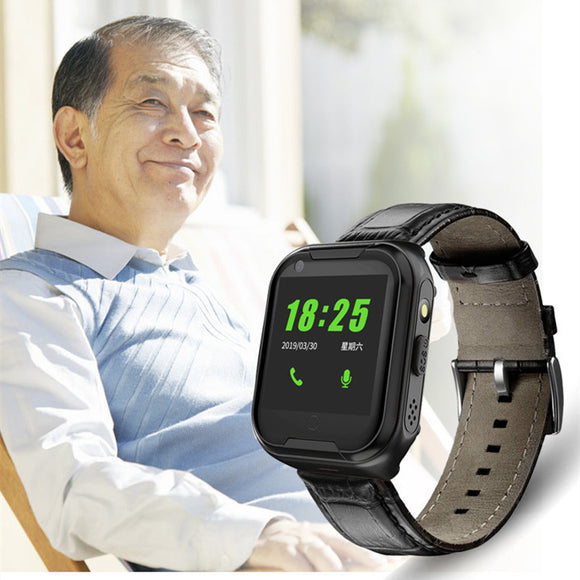 Blood Pressure, Fall Positioning, Waterproof Elderly Smart Phone Watch