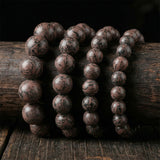 Botanical Scented Herbal Bead Bracelet – Natural Aromatherapy Stone Stretch Bangle for Men & Women