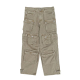 Men’s Utility Cargo Shorts – Wide Leg Loose Fit Multi-pocket Below Knee Premium Pants