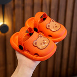 Summer New Cute Bear, Baby Girl and Boys', Soft Bottom Non-slip Home Bathroom Sandals