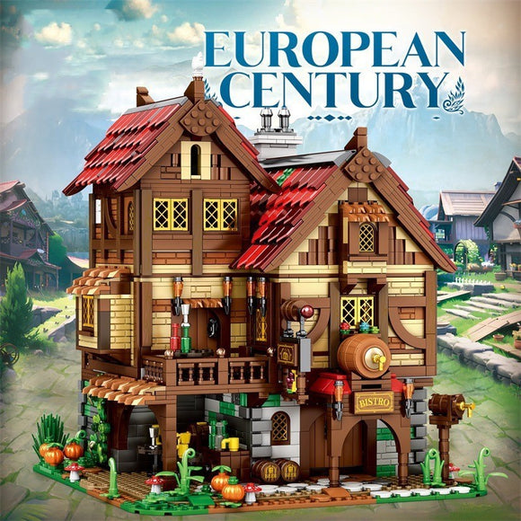 Europe-century Model Decoration Toys, Puzzle Assembled Building Blocks