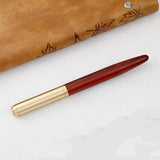 Retro Wooden Fountain Pen for Students & Office – Vintage Calligraphy Writing Gift for Practice and Daily Use