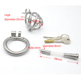 Ring Metal, Stainless Steel Chastity Lock, Catheter Device