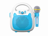 Bluetooth Kids' Karaoke Machine with Speaker and Microphones, Rechargeable Learning Toys