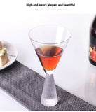 Creative Electroplated Golden Red Wine Glass Model – Decorative Cocktail Room Ornament