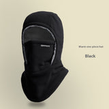 Winter Fleece Hooded Scarf – Windproof, Cold-proof Thermal Face Mask & Outdoor Head Cover