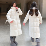 Thickened Knee-length, Oversized Puffer Coat for Women
