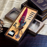 Wings Fountain Pen Dip Pen Ink Calligraphy Quill Set