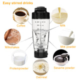 Automatic Protein Powder Mixer with Water Cup