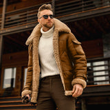 Winter Men's Military Fleece, Warm Male Fur Collar Coat, Army Tactical Jacket