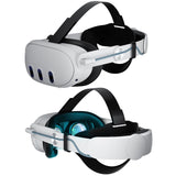 Oculus Quest 3 Headband, 10000mAh Battery Pack, 18W Fast Charging VR Headset Accessory