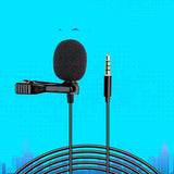 Collar Clip Mobile Phone Recording, Portable Interview Video Microphone