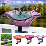 Outdoor Garden Miniature Bird Tub Feeder