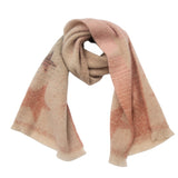 Women’s Gradient Star Scarf – Jacquard Knit Autumn Winter Circle Neck Wrap