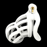 Black Chastity Lock, Breathable Men's Cobra Curve Ring