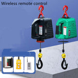 Portable Mini Electric Hoist 220V – Small Household Crane with Wire Rope