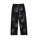 Diablo Tie-dye Niche Casual Women's Wide Leg Pants